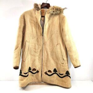 Hudson's Bay Company Northern Parks Inuit Igloo Tree Motif 1960s Wool Canada